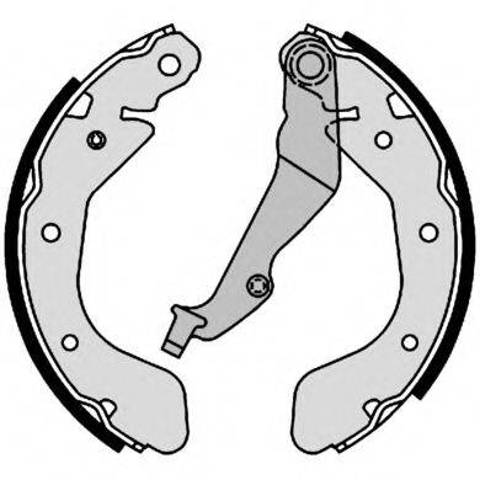 Колодки тормозные задние, барабанные S10514 BREMBO