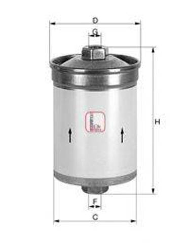 Фильтр тонкой очистки топлива S1531B SOFIMA