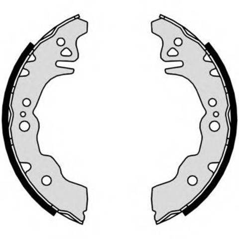 Задние барабанные колодки S16515 BREMBO
