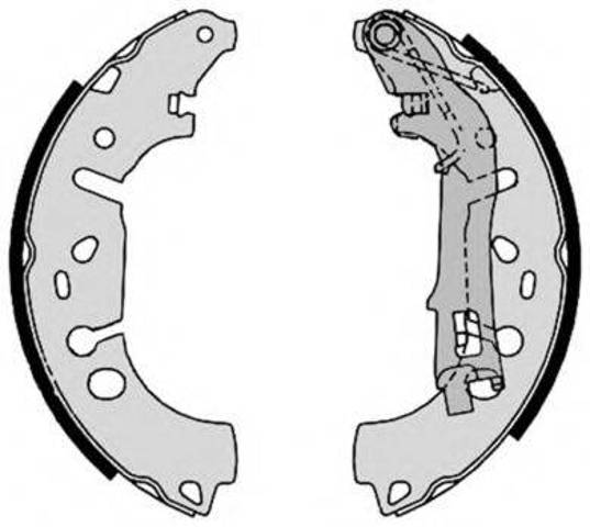 Колодки тормозные задние, барабанные S23531 BREMBO