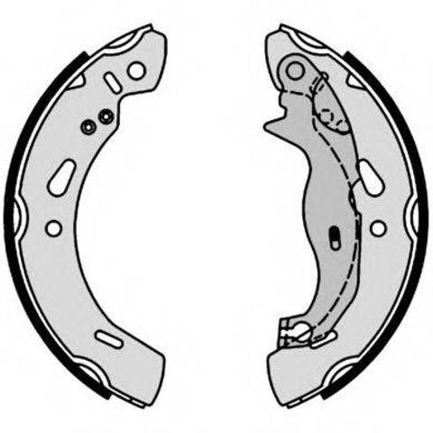 Задние барабанные колодки S24548 BREMBO