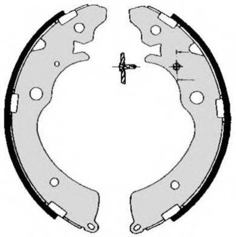 Барабанные тормозные колодки S28507 BREMBO