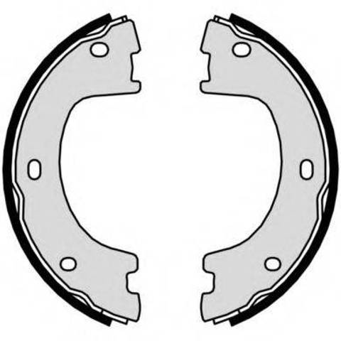 Колодки стояночного тормоза S50521 BREMBO
