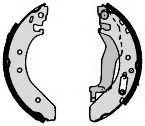 Задние барабанные колодки S52503 BREMBO