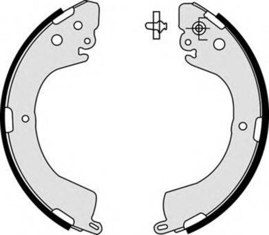 Задние барабанные тормозные колодки S54514 BREMBO