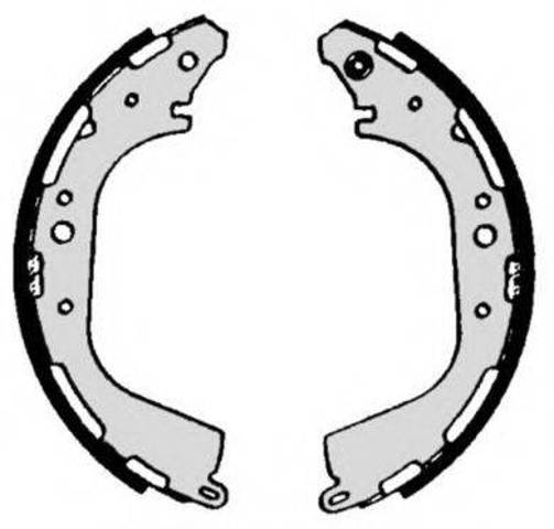 Колодки тормозные задние, барабанные S56529 BREMBO