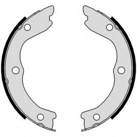 Колодки стояночного тормоза S56543 BREMBO