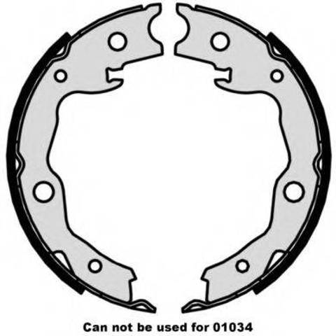 Колодки ручника S56545 BREMBO