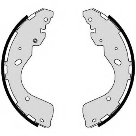 Задние барабанные колодки S56547 BREMBO