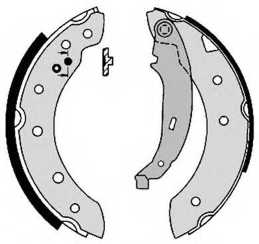 S61520 BREMBO Задние барабанные колодки купить в Львов