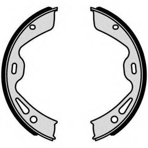 Тормозные колодки ручника S65504 BREMBO