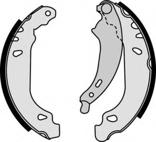 Задние барабанные колодки S68524 BREMBO