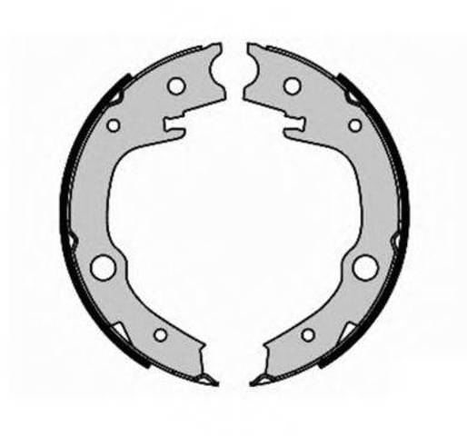 Тормозные колодки ручника S83551 BREMBO