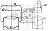 Рессора пневматической подвески SP554390K01 SAMPA