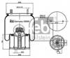 Пневмоподушка моста SP554960KP SAMPA