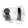 Натяжитель клинового ремня T38209 GATES