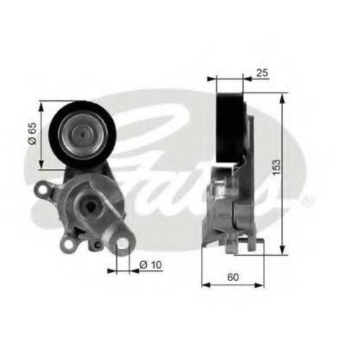 Натяжитель клинового ремня T38209 GATES