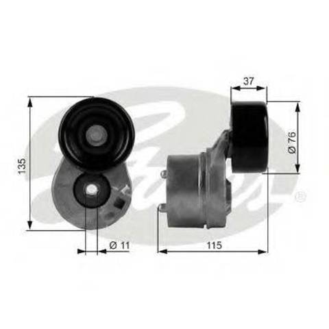 Натяжитель клинового ремня T38431 GATES