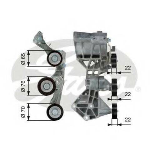 Натяжитель клинового ремня T39064 GATES