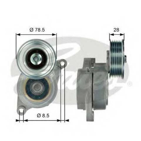 Натяжная планка поликлинового ремня T39103 GATES