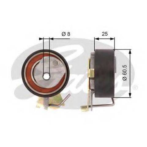 Ролик натяжителя ремня газораспределения T43023 GATES
