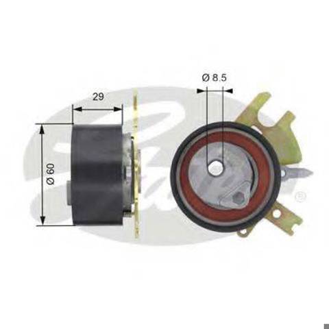 Ролик натяжителя газораспределительного ремня T43089 GATES
