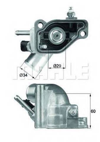 Термостат в сборе TI592 MAHLE
