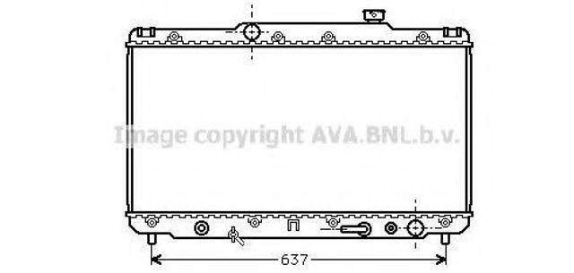 Радиатор TO2186 AVA