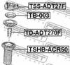 Подушка амортизатора переднего TSSADT27F FEBEST