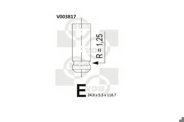 V003817 BGA Выпускной клапан купить в Павлоград
