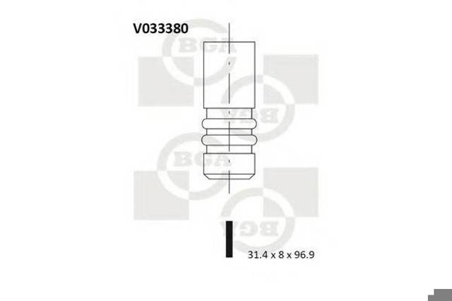 V033380 BGA Клапан выпускной купить в Кривой Рог