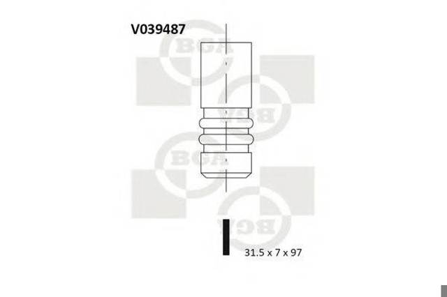 BGA V039487 Выпускной клапан в наличии Харьков