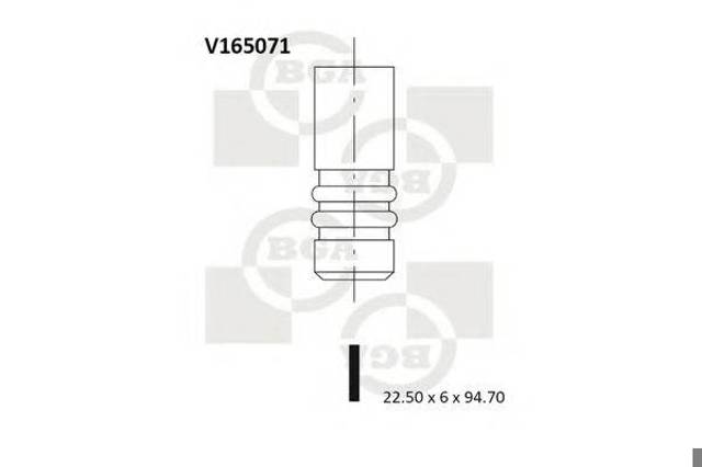 V165071 Клапан выпускной купить Черкассы