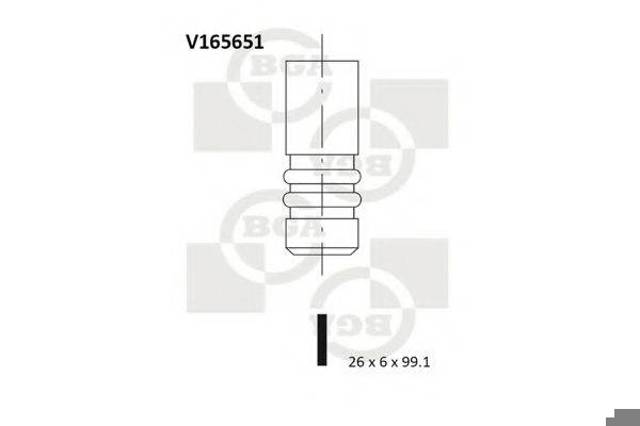 BGA V165651 Клапан выпускной в наличии Хмельницкий
