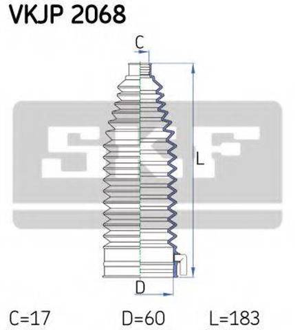 VKJP2068 SKF Пыльник рулевой рейки купить в Украина
