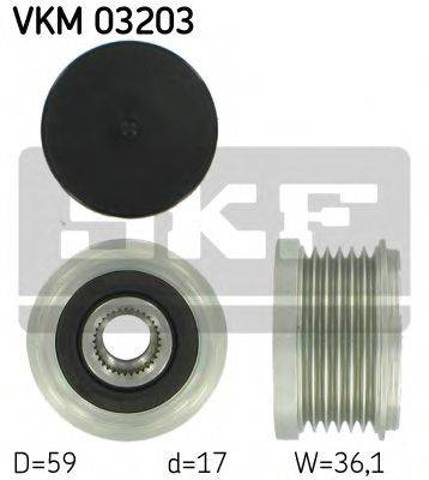 Шкив ремня генератора VKM03203 SKF