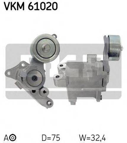 Натяжной ролик VKM61020 SKF