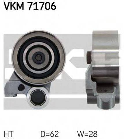 Натяжной ролик ремня ГРМ VKM71706 SKF