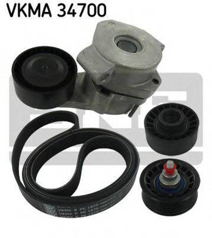 Ремень приводной, комплект VKMA34700 SKF