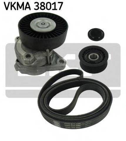 Ремень агрегатов приводной, комплект VKMA38017 SKF