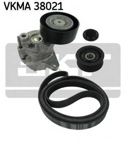 Ремень агрегатов приводной, комплект VKMA38021 SKF