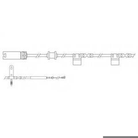 WS0299A QUICK BRAKE Датчик износа тормозных колодок передний купить в Днепр