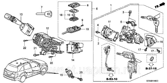39730STKA01 HONDA купить в Тернополь