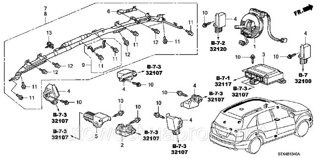 77900STXA01 Шлейф руля купить Житомир
