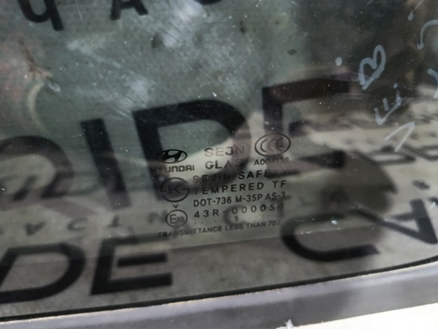 8783026002 HYUNDAI Стекло кузова (багажного отсека) левое купить в Хмельницкий