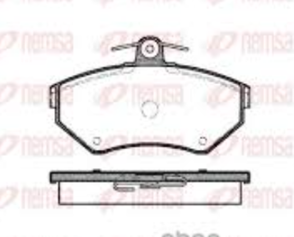 REMSA 063110 Колодки тормозные передние дисковые в наличии Черновцы