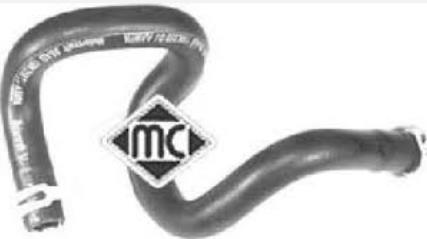 Патрубок отопителя, обратка 09135 METALCAUCHO