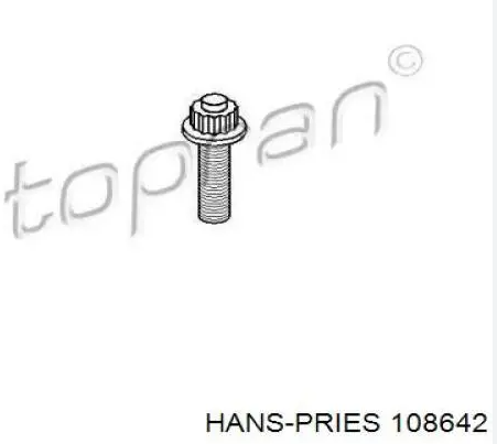 Болт шкива коленвала 108642 HANS PRIES