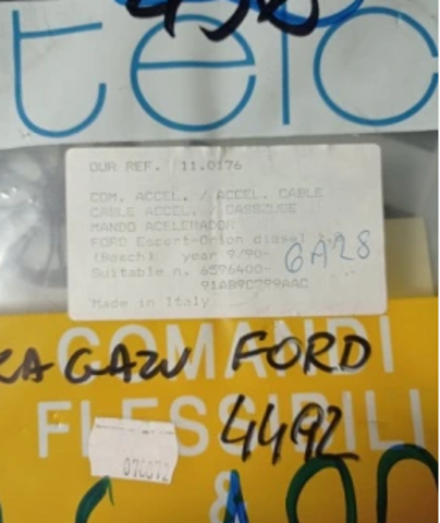 Тросик газа 110176 COFLE