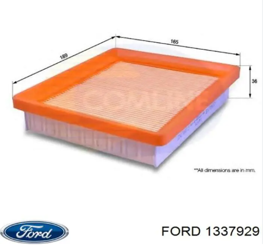 Фильтр воздушный 1337929 FORD